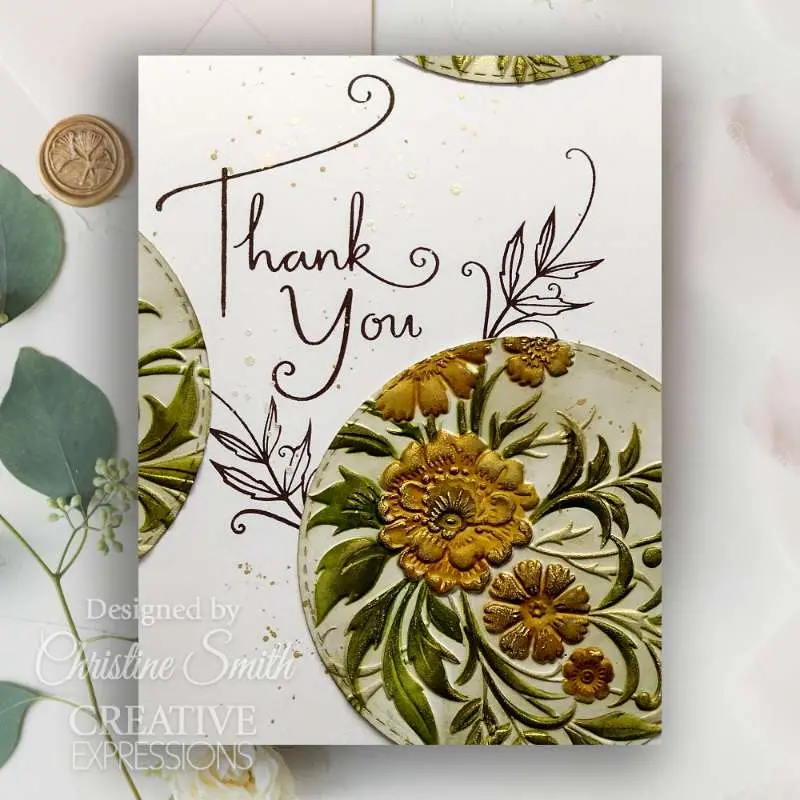 Creative Expressions Petal Cascade Companion Colouring Stencils 6 In X 8 In Set Of 2 2