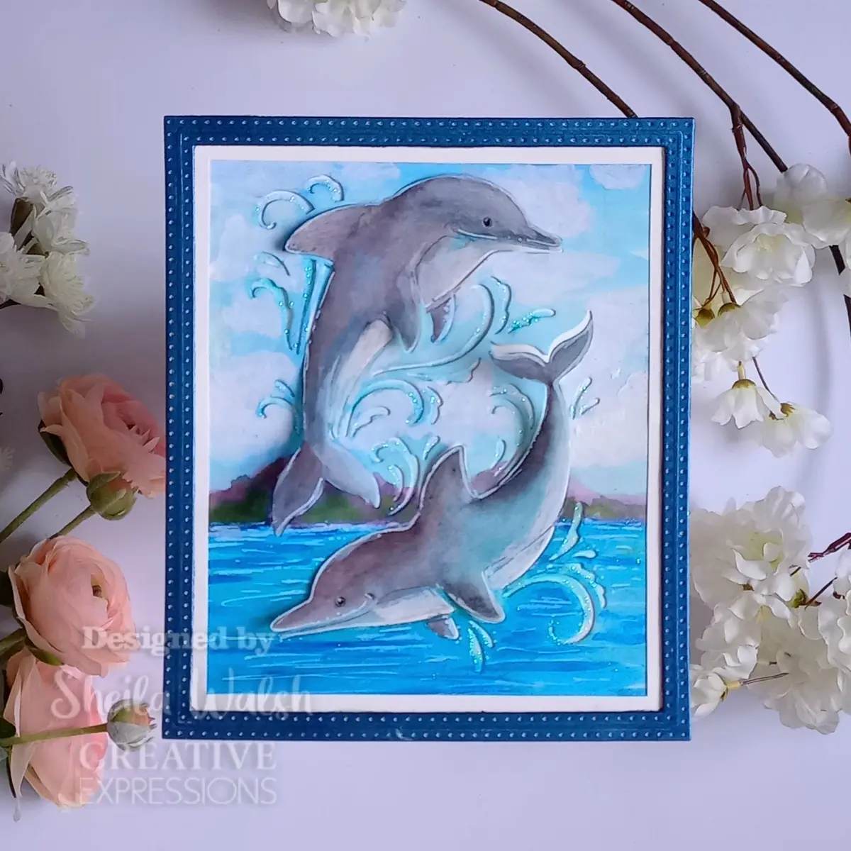 Creative Expressions Paper Cuts Cut & Lift Dolphin Dive Craft Die 2