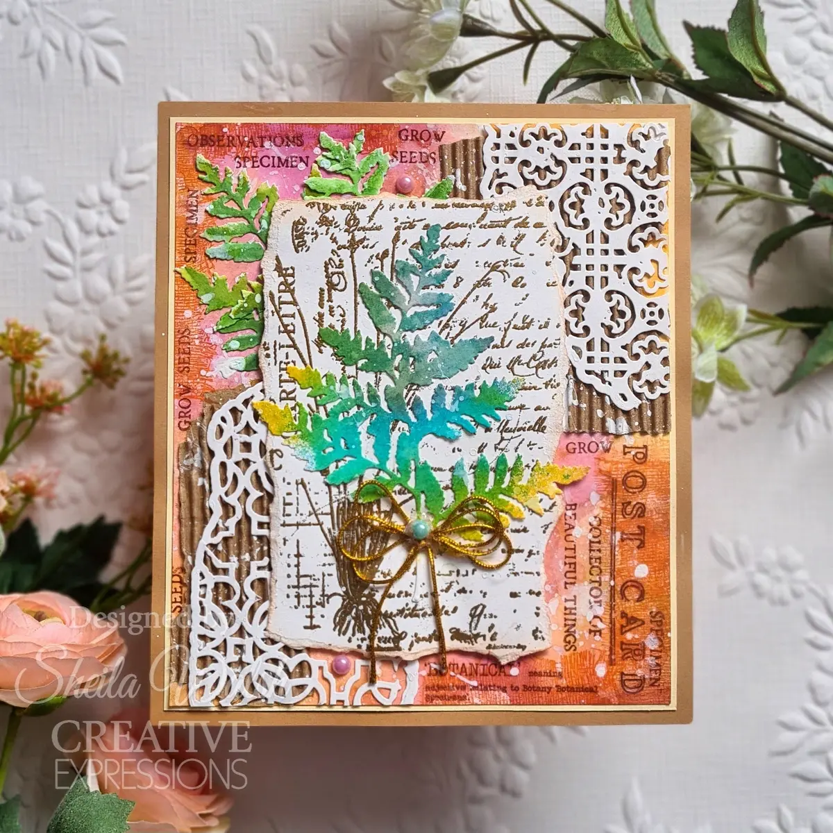 Creative Expressions Sam Poole Shabby Basics Artisan Mosaic #1 Craft Die 2