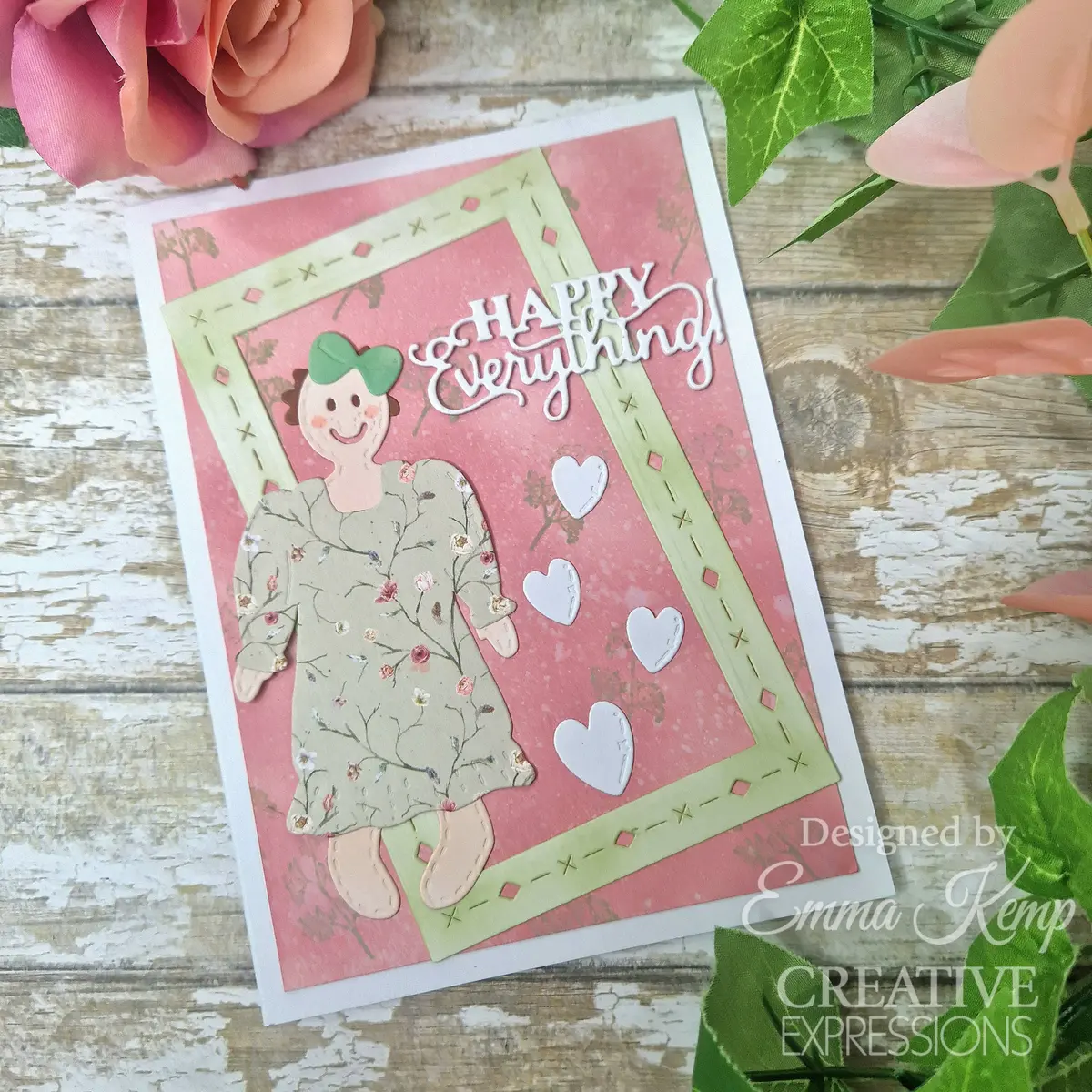 Creative Expressions Sam Poole Rustic Homestead Stitched Doll Craft Die 2