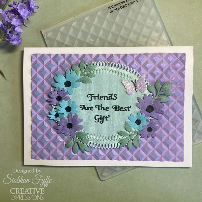 Creative Expressions Sue Wilson Finishing Touches Floral Medley Craft Die 2