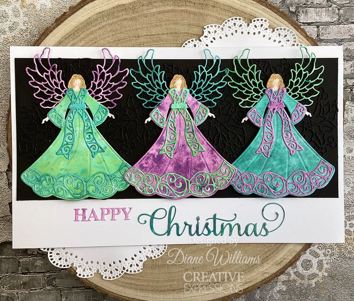 Creative Expressions Sue Wilson Festive Happy Christmas Craft Die 2