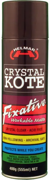 Helmar Crystal Kote Fixative -- Workable Matte 1