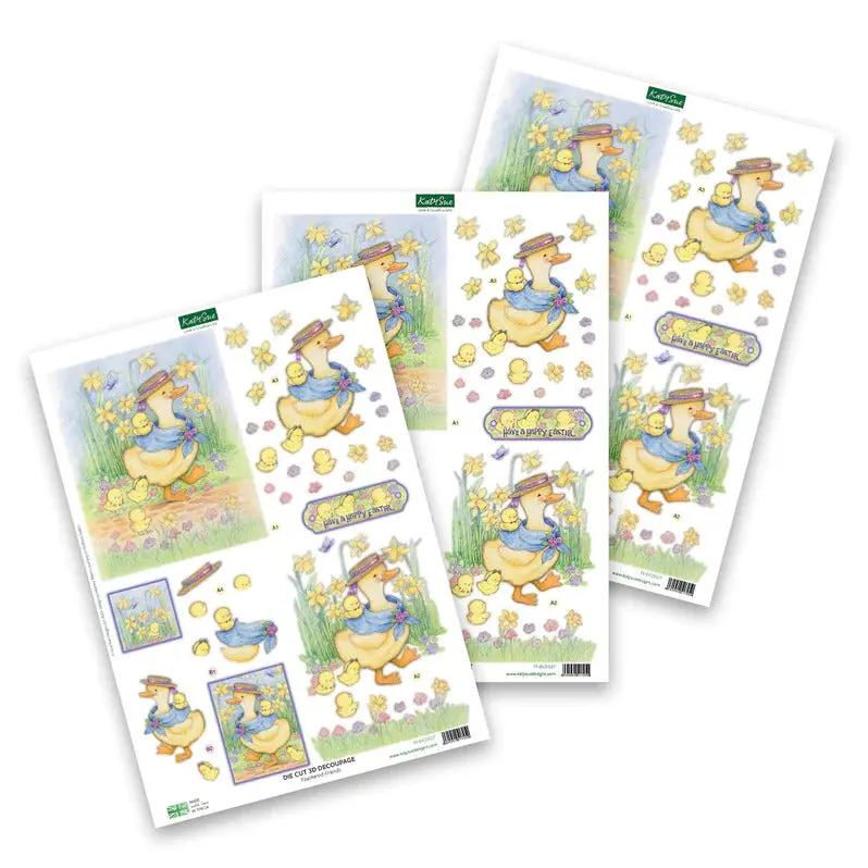 Die Cut Decoupage – Feathered Friends (Pack Of 3) 1
