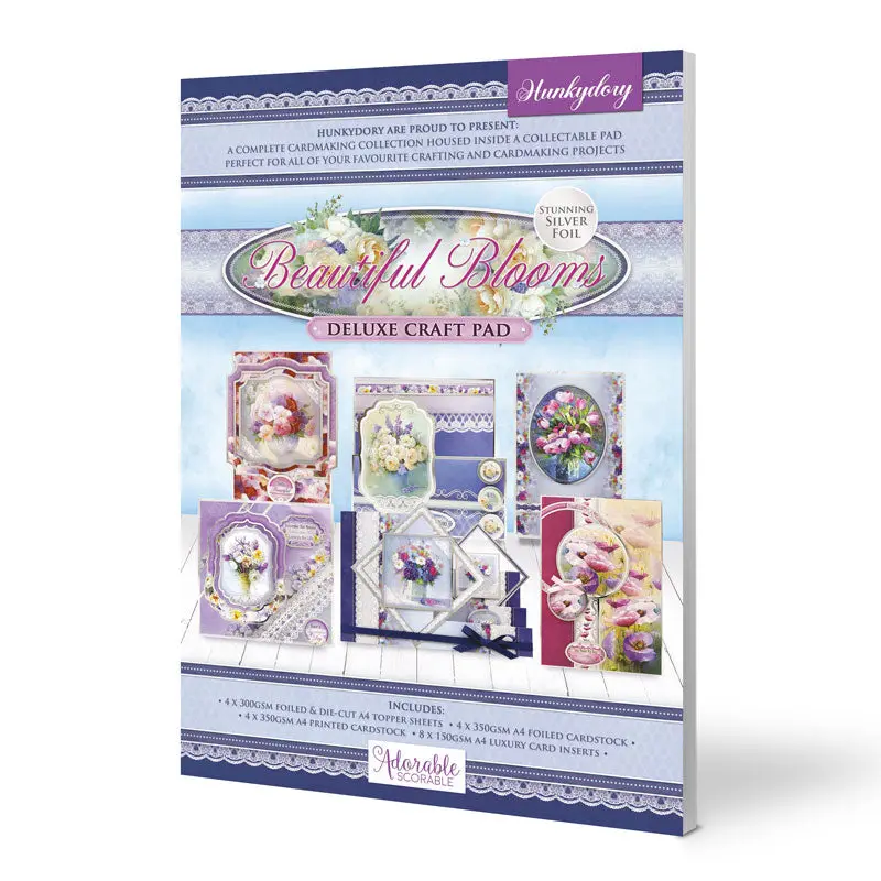 Deluxe Craft Pads - Beautiful Blooms 1