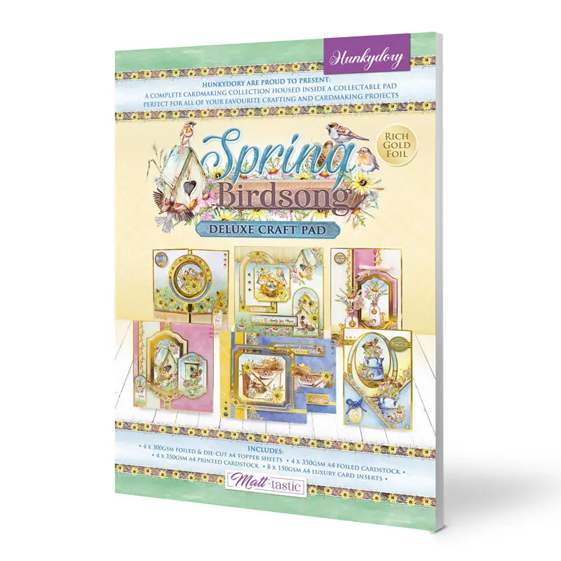 Deluxe Craft Pads - Spring Birdsong 1