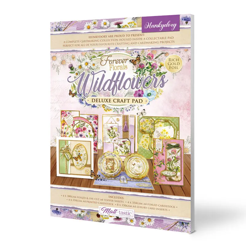 Deluxe Craft Pad - Forever Florals Wildflowers 1