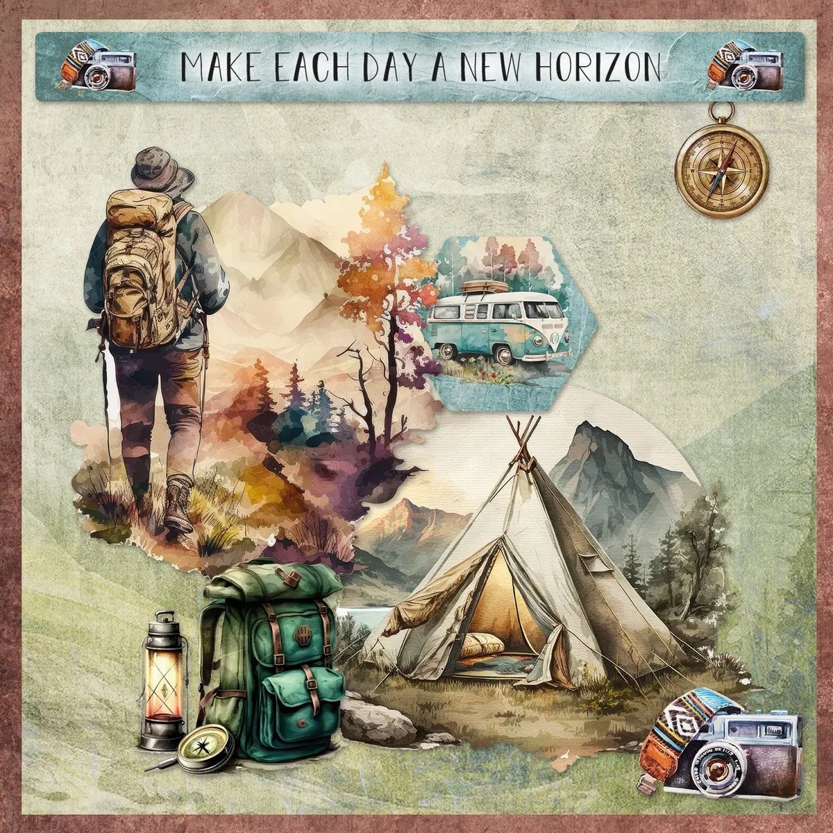 Sl Die-Cut Paper Pad Adventure Awaits Essentials 32 Sh 2