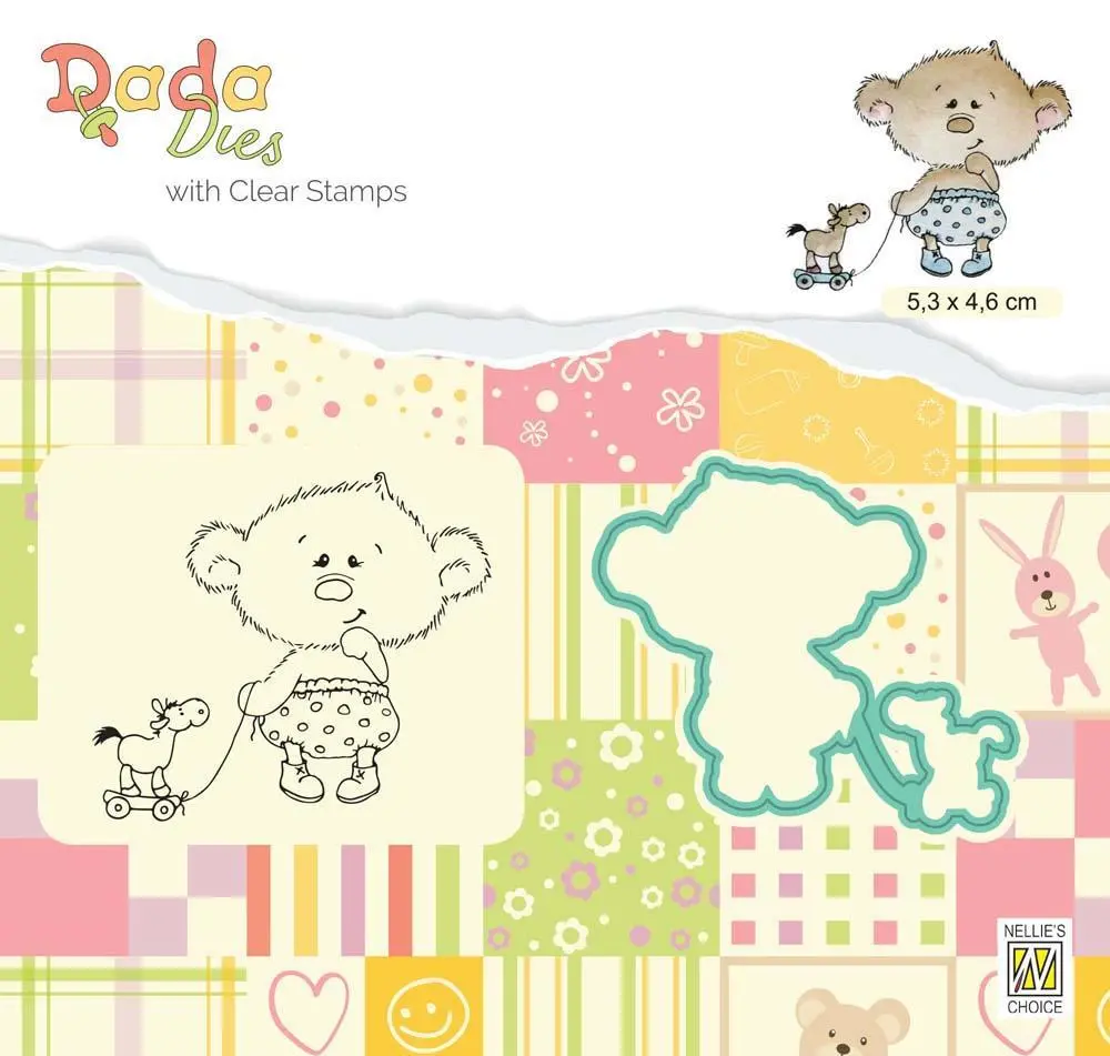 Dada Set Die & Clear Stamp My Horse 1