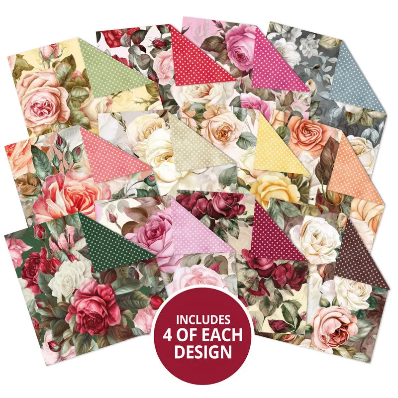 Duo Design Paper Pads - Radiant Roses & Delightful Dots 2