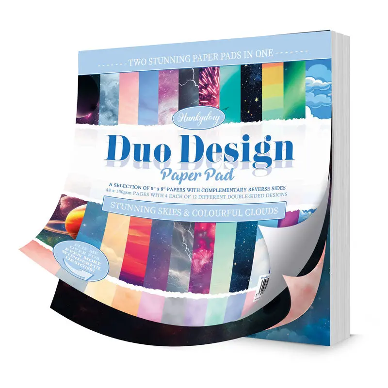 Duo Design Paper Pads - Stunning Skies & Colourful Clouds 1