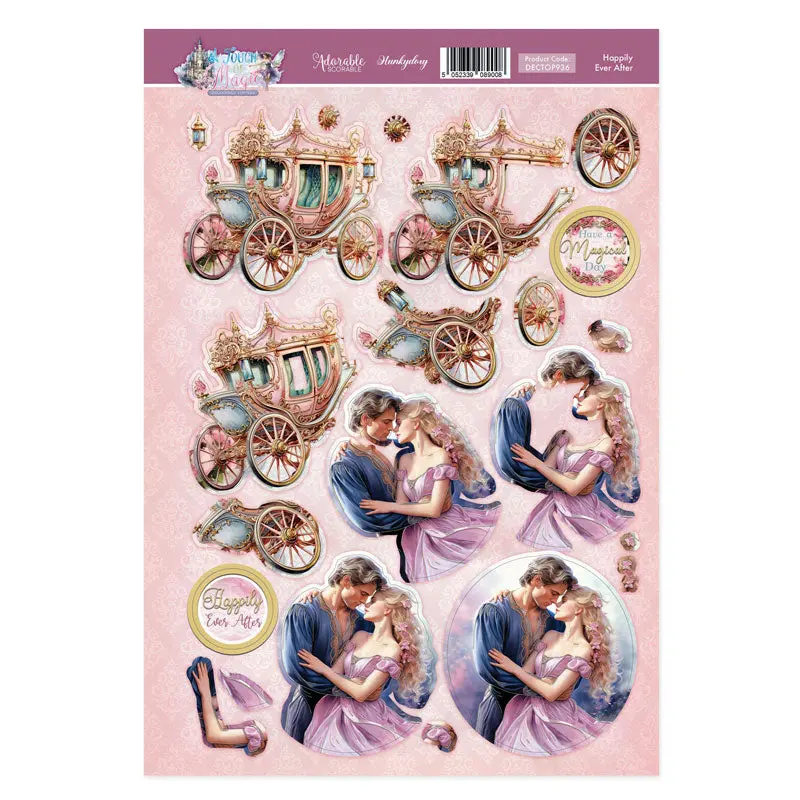 Happily Ever After Decoupage Topper Sheet 1