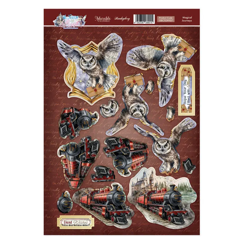 Magical Journeys Decoupage Topper Sheet 1
