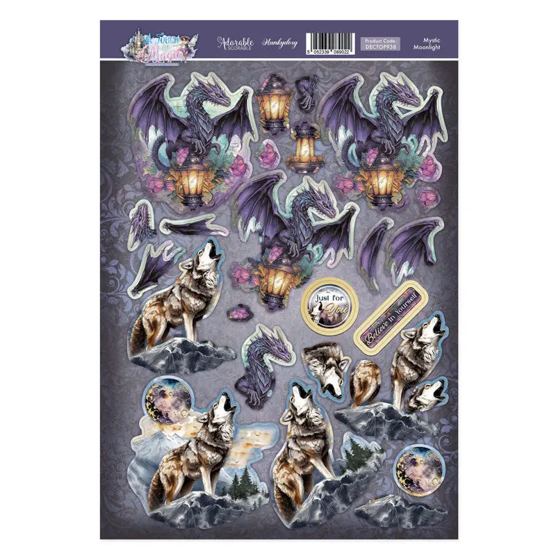 Mystic Moonlight Decoupage Topper Sheet 1