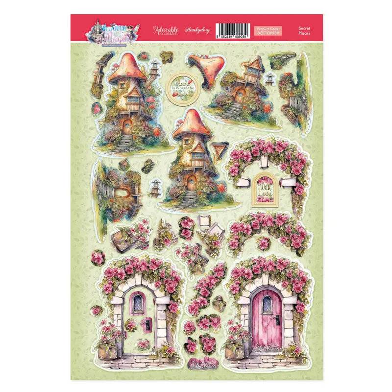 Secret Places Decoupage Topper Sheet 1