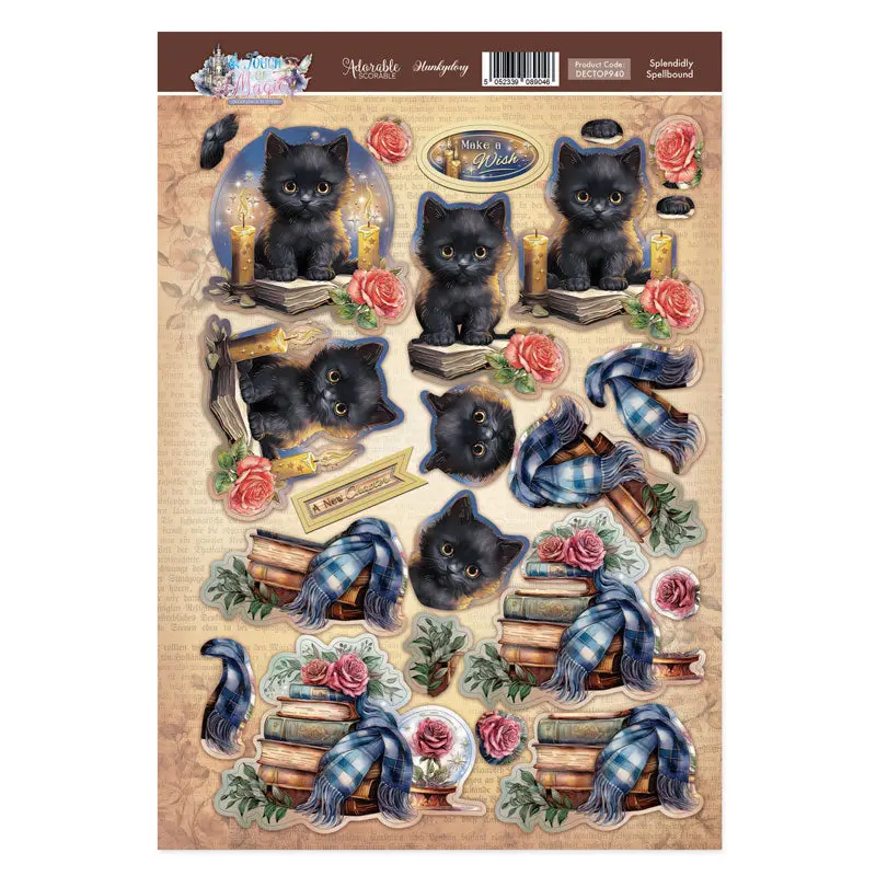 Splendidly Spellbound Decoupage Topper Sheet 1