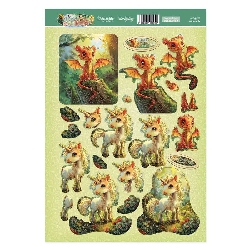 Magical Moments Decoupage Topper Sheet 1