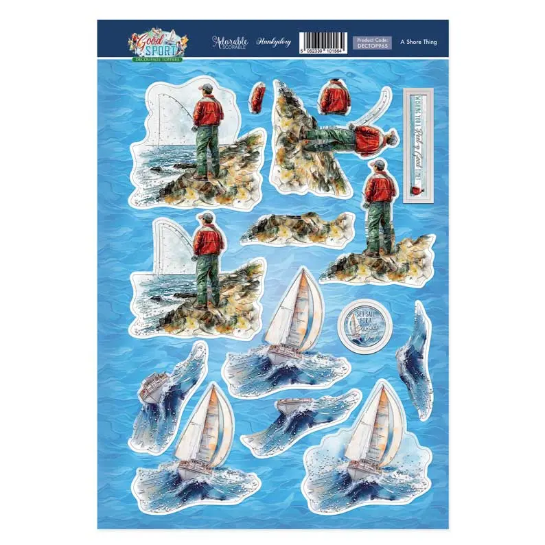A Shore Thing Decoupage Topper Sheet 1