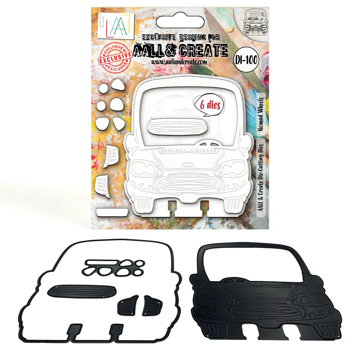 Aall And Create - Die-Cutting Die Set - Nomad Wheels 1