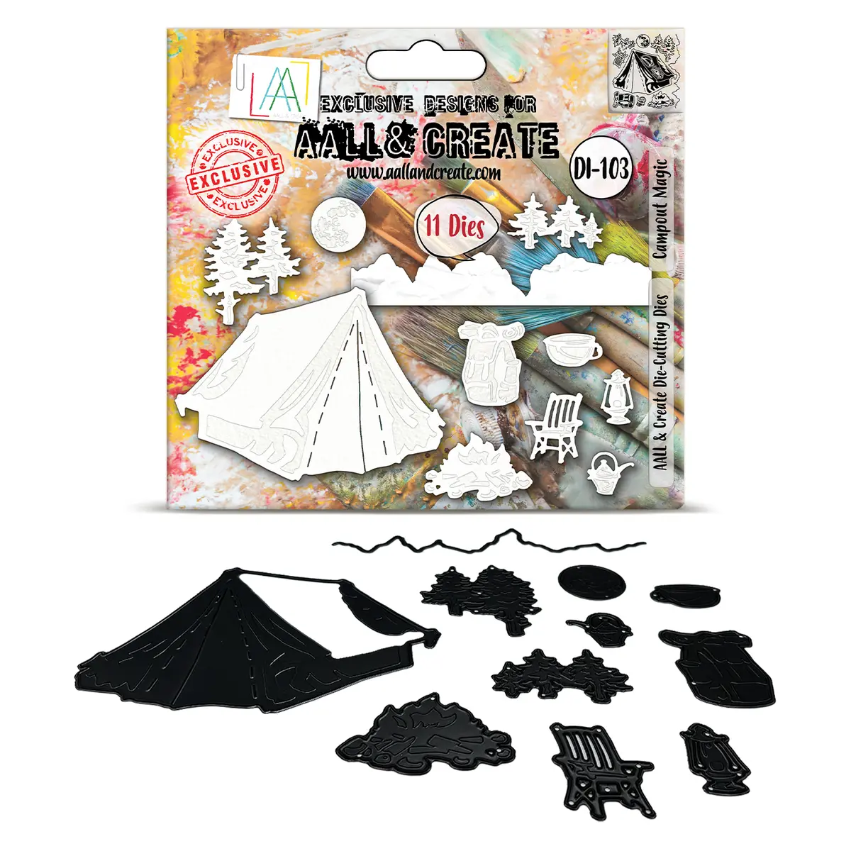 Aall And Create - Die-Cutting Die Set - Campout Magic 1