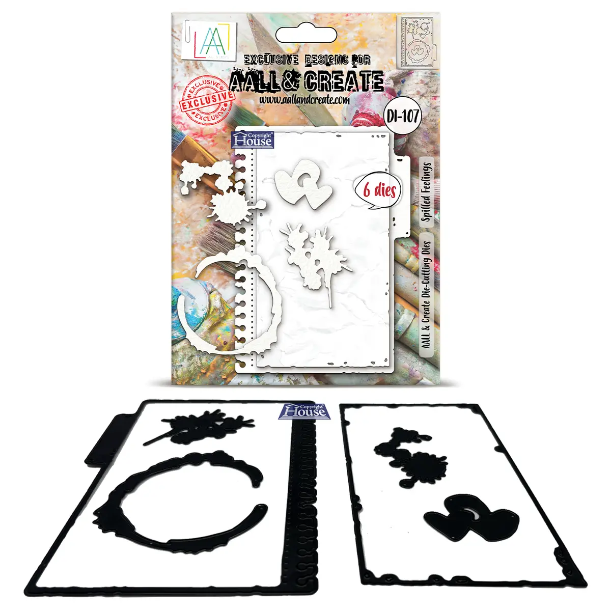 Aall And Create - Die-Cutting Die Set - Spilled Feelings 1
