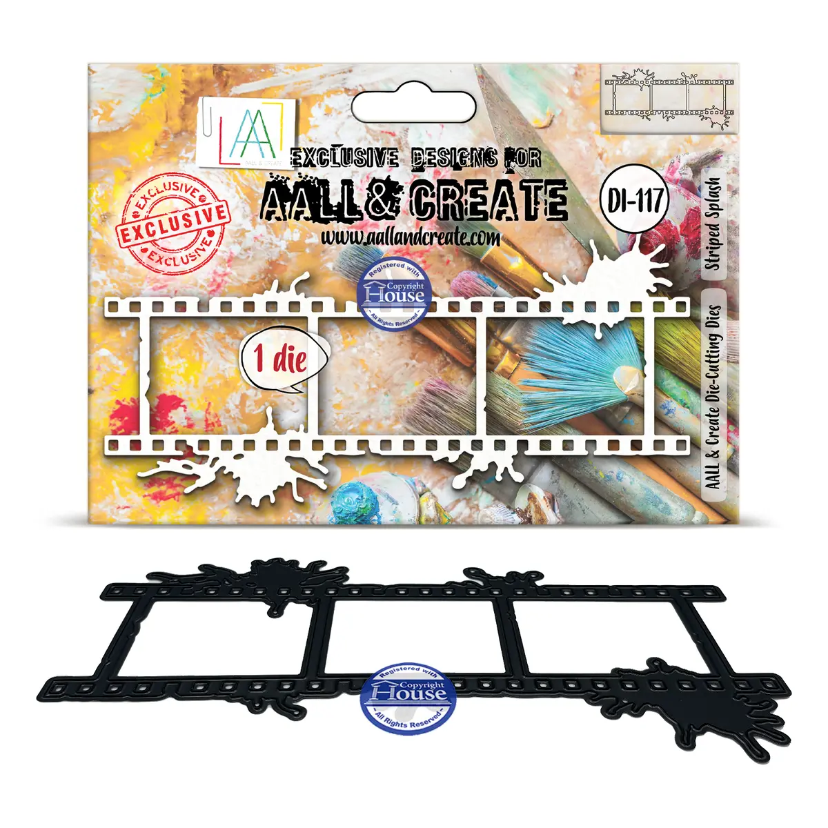 Aall And Create - Die-Cutting Die Set - Striped Splash 1