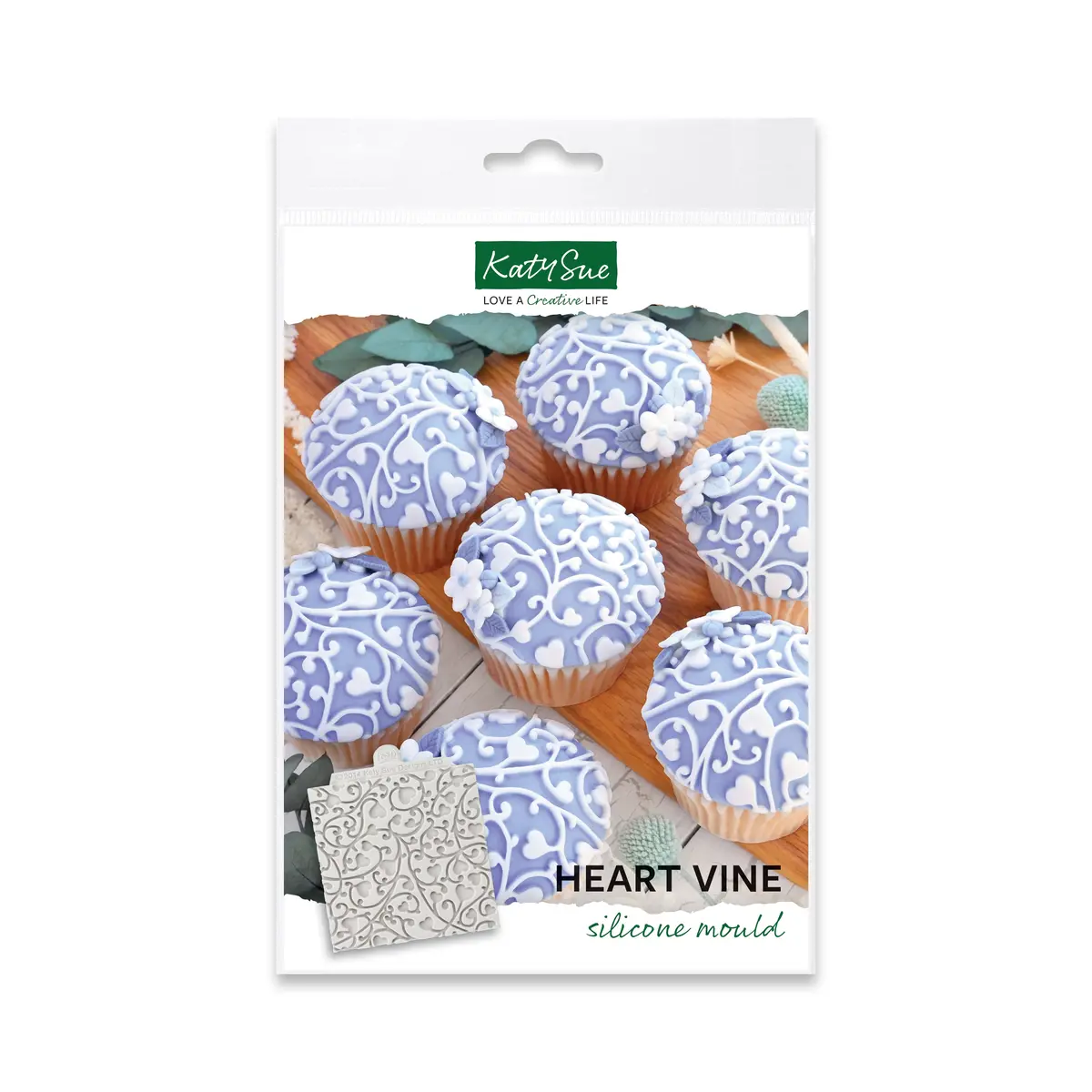 Heart Vine Silicone Mould 1