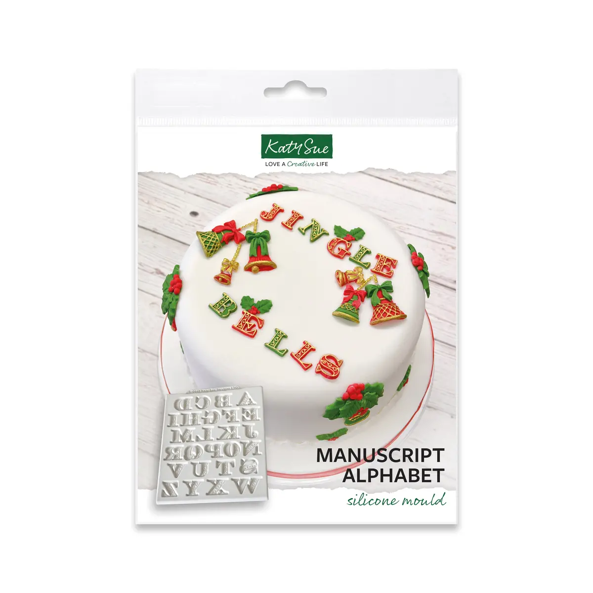 Manuscript Alphabet Silicone Mould 1