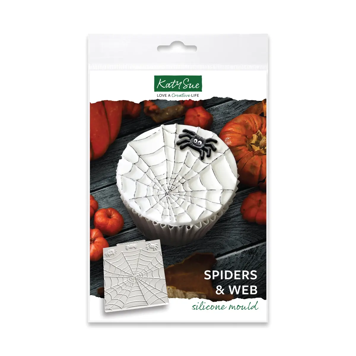 Spiders & Web Silicone Mould 1