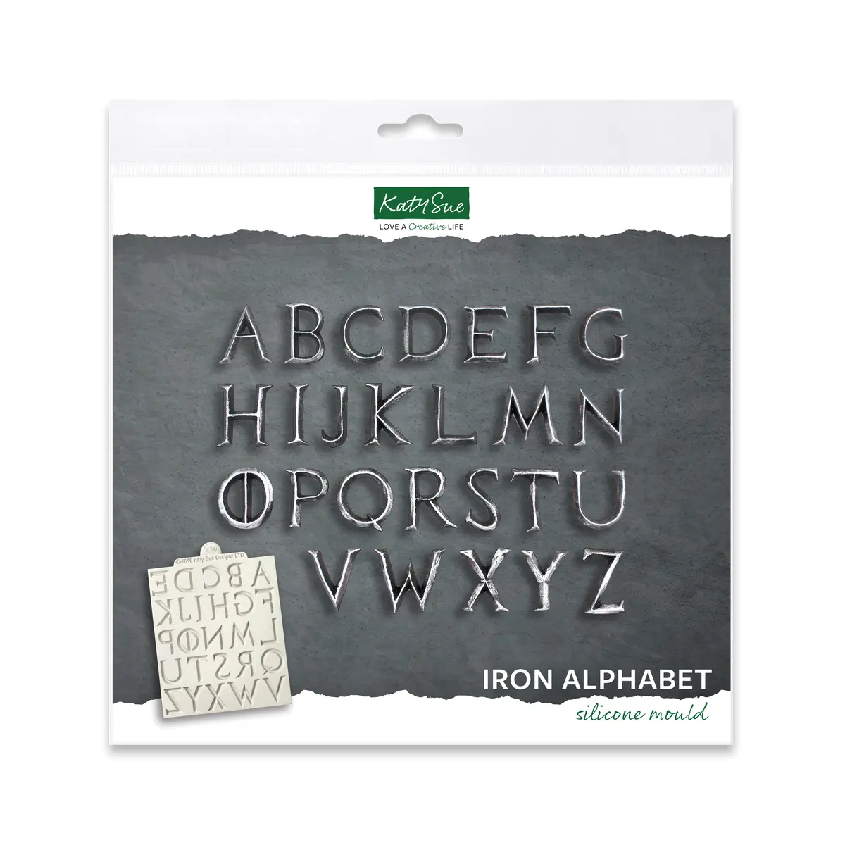 Iron Alphabet Silicone Mould 1