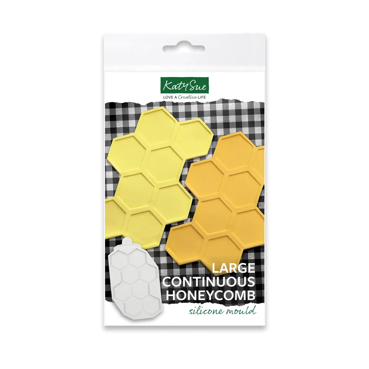 Large Continuous Honeycomb Silicone Mould 1