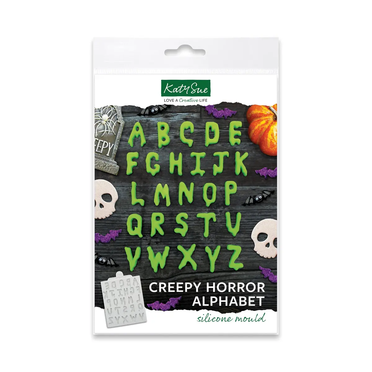 Creepy Horror Alphabet Silicone Mould 1