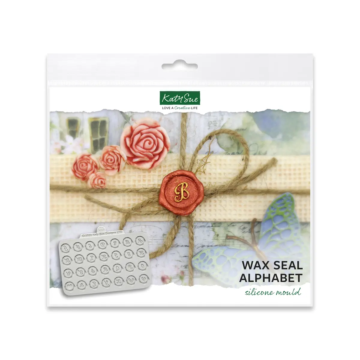Wax Seal Alphabet Silicone Mould 1
