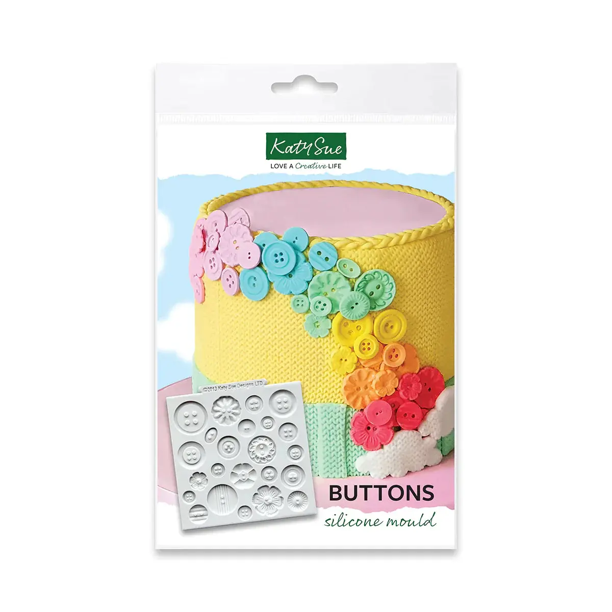 Buttons Silicone Mould 1