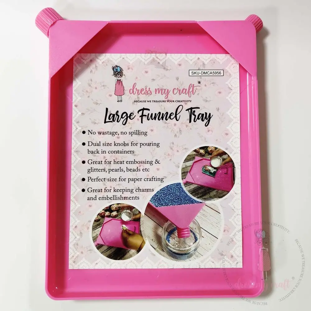 Dress My Craft - Large Funnel Tray 1