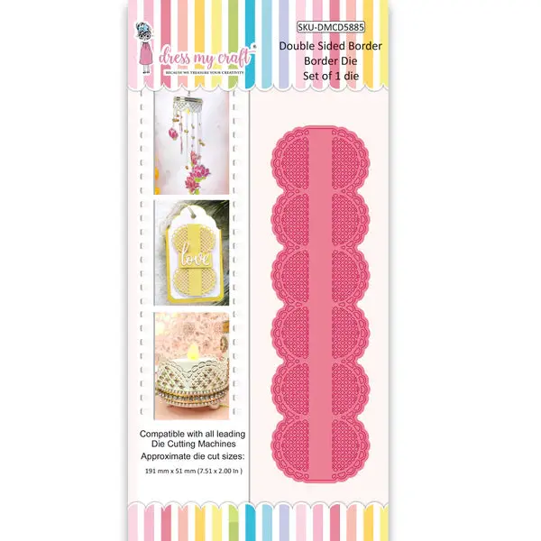Dress My Craft - Double Sided Border - Border Die 1
