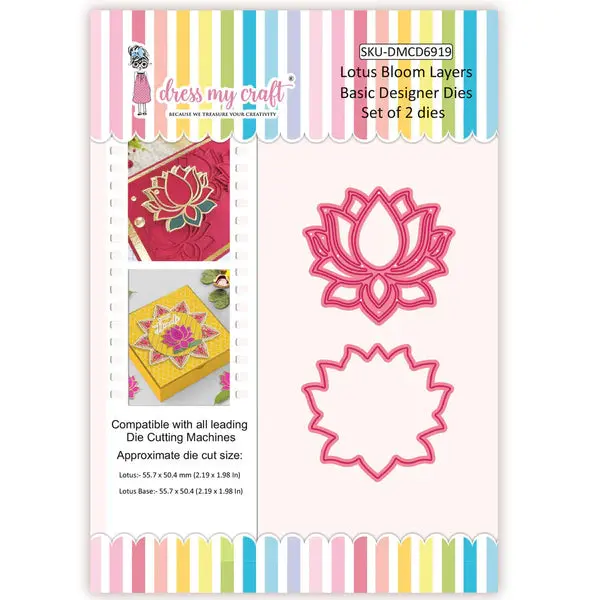 Dress My Craft - Lotus Bloom Layers - Basic Designer Dies 1