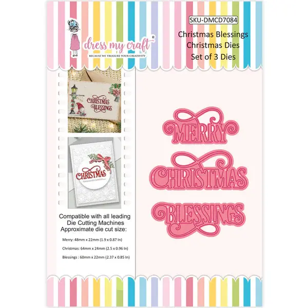 Dress My Craft - Christmas Blessings - Christmas Dies 1