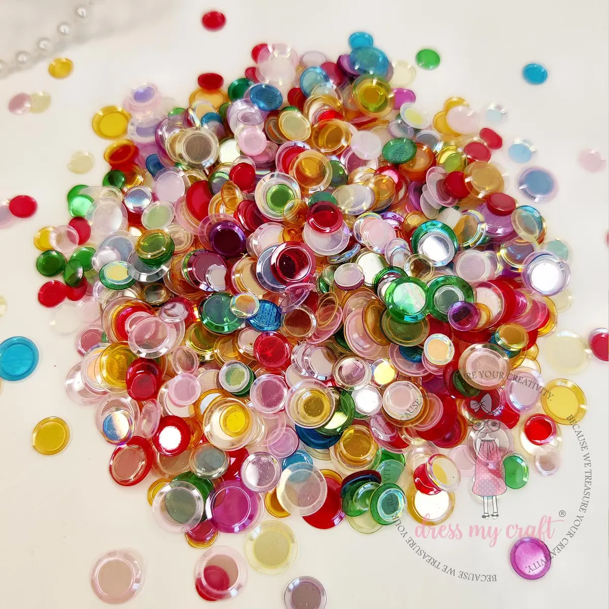 Dress My Craft - Rainbow Cup Sequins 1