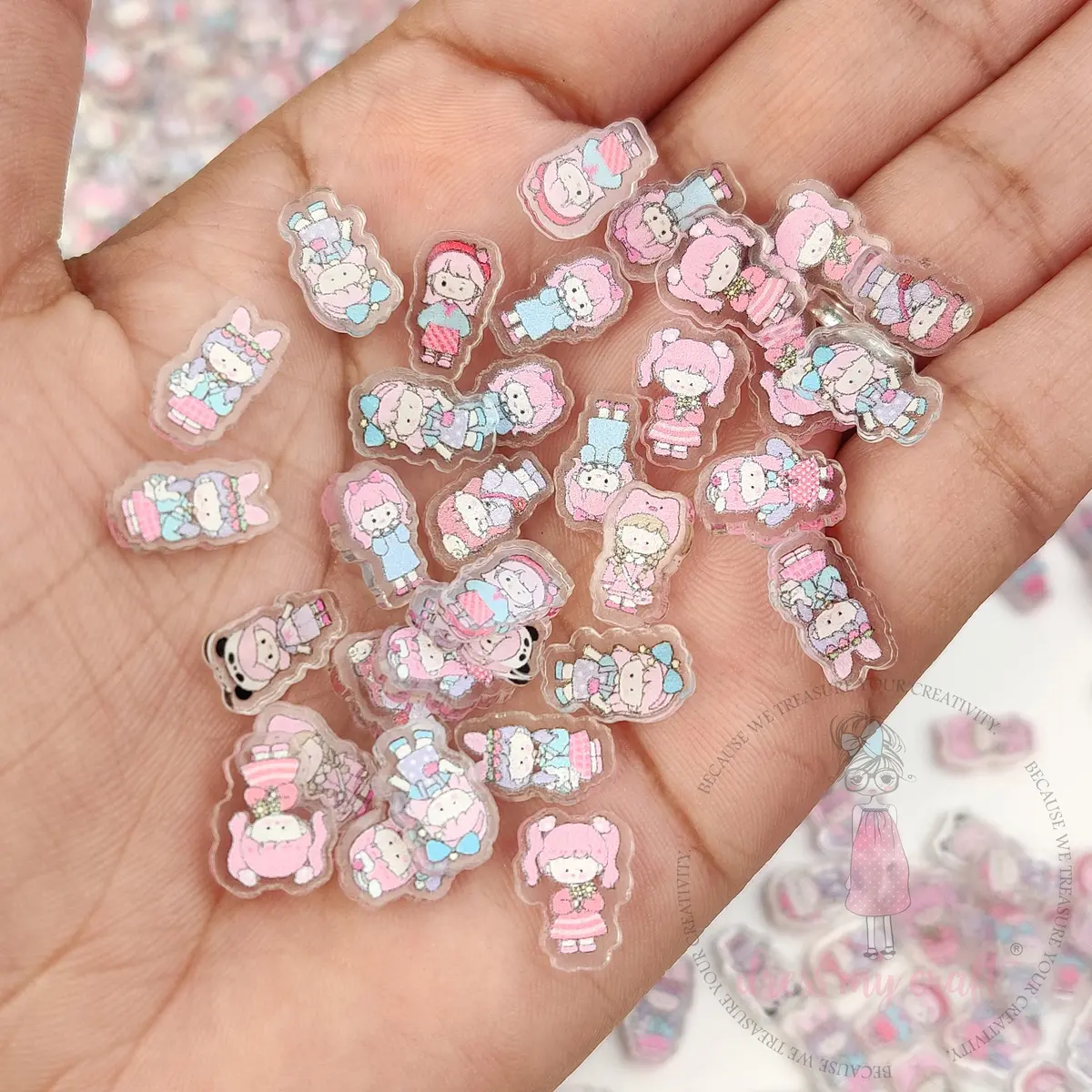 Dress My Craft - Kawaii Girl Charm Pack 1