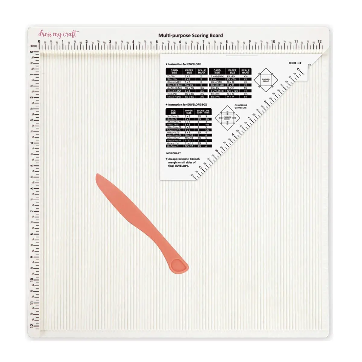 Dress My Craft - Multi Purpose Scoring Board 12 X 12 1