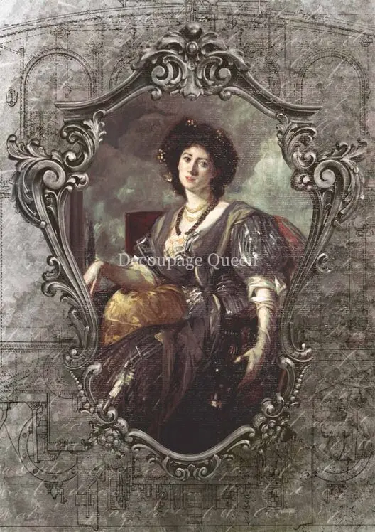 Dainty And The Queen - Lady M A4 Rice Paper - 5 Sheets 1