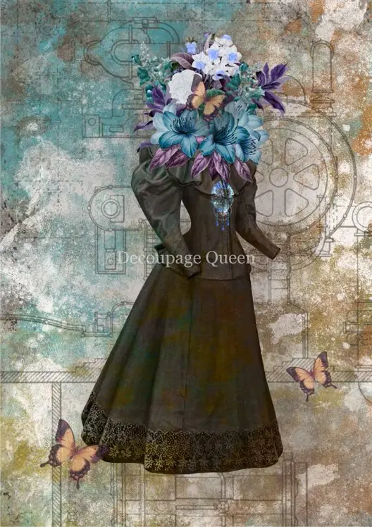 Dainty And The Queen - Head Full Of Dreams A4 Rice Paper - 5 Sheets 1