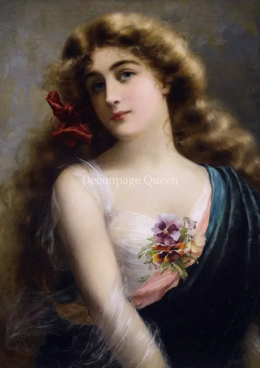Emile Vernon Autumn Beauty A4 Rice Paper - 5 Sheets 1