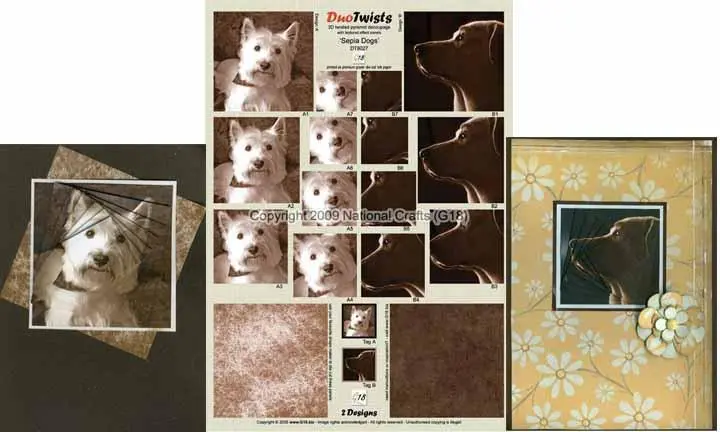 G18 - Duo Twist - Sepia Dogs 1
