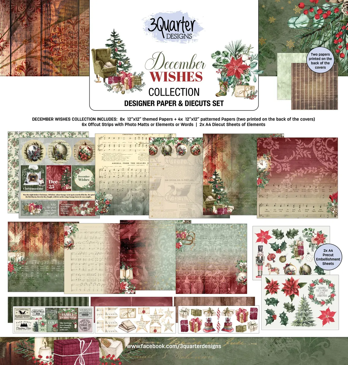 December Wishes 12X12 Collection Pack 1