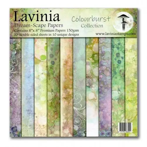 Lavinia Stamps Dreamscape Colourburst Collection 8X8 30 Sheets 1