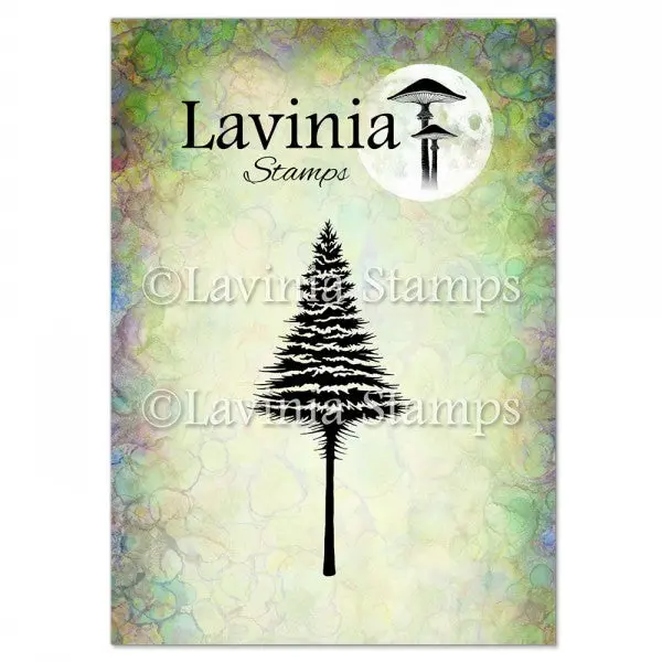 Snowy Fir Tree Small Stamp 1