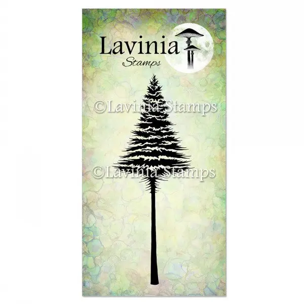 Snowy Fir Tree Stamp 1