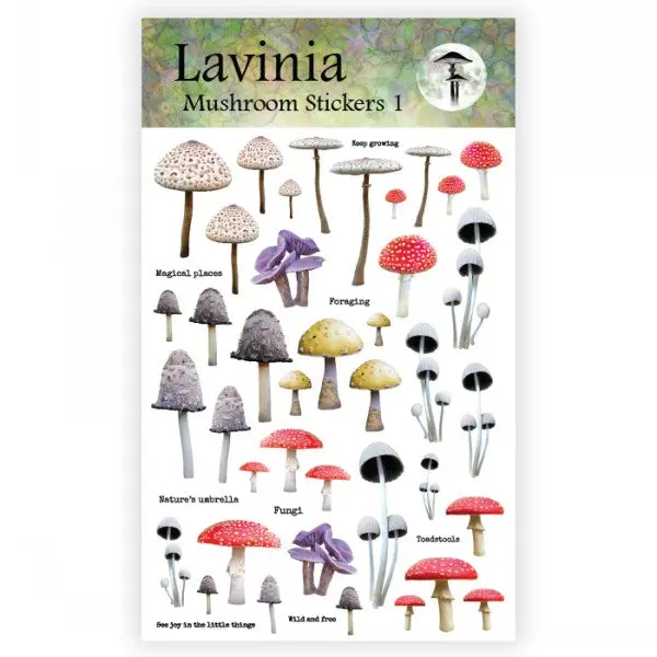Lavinia Stamps - Mushroom Stickers 1 1